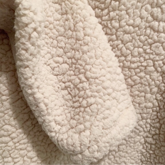 🏷️ Thread + Supply 1/4 Zip Cozy Teddy Bear Sherpa Pullover Small S - Picture 6 of 6